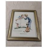Norman Rockwell "Beguiling Buttercup" framed