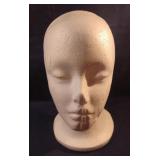 Foam mannequin head