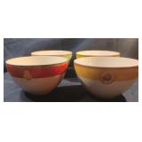 Oneida A la Mode pattern bowls. Set of 4