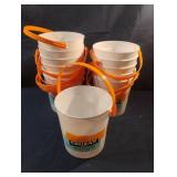 Small plastic buckets. 12 total