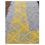 Crocheted throw. Need repair 72 x 60