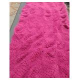 Crocheted throw. Need repair 78 x 48