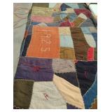 Vintage handmade quilt. Need repair 64 x 84