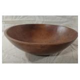 Vintage wooden dough bowl