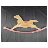 Handmade Wooden Rocking Horse Wall Decor 26ï¿½"x
