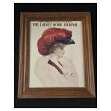 Framed Vtg Ladies Home Journal 10"x 12ï¿½