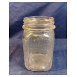 Vintage Knox Quilted Pint Mason Jar
