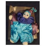 Porcelain head cloth clown