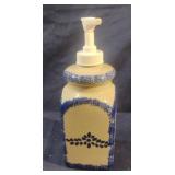 Hermitage Pottery Spongeware Lotion bottle