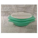 2 Pc Vintage Tupperware White Grater Shredder