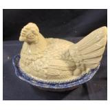 Hermitage Pottery Limited Edition Hen On The Nest