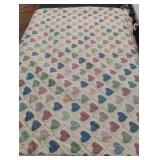 Vintage hammock quilt. 92 x 100
