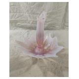 Fostoria "Heirloom Pink" opalescent glass epergne