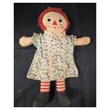 Vintage Raggady Anne Doll 16" tall