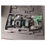 Hitachi DS18DVF3 18V Cordless Drill Driver Kit in