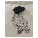 Vintage ladies black hat