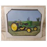 John Deere framed photo 20 x 16