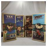 4pc. Texaco Collector Bear Set in Box