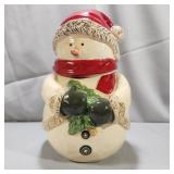 Ceramic Snowman Cookie Jar