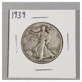1939 Walking Liberty Half Dollar
