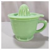 Jadeite Glass 2 Cup Measure w/ Reamer