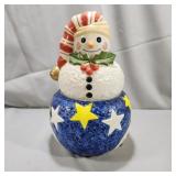Epoch Mr. Snowman Cookie Jar