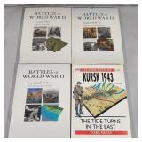 Lot of 4 WWII Books Hardcover