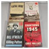 Lot of 4 WWII Books Hardcover