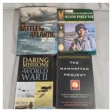 Lot of 4 WWII Books Hardcover