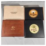 (4) Wood Cigar Boxes
