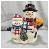 Harry & David Snowman Cookie Jar