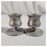 Pr. Wilton Pewter Mini Candlesticks