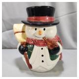 Ceramic Frosty the Snowman Cookie Jar