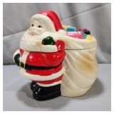 Vintage Ceramic Santa Cookie Jar