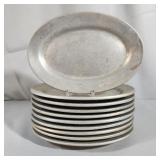 (10) Wilton Pewter Sm. 7" Serving Platters