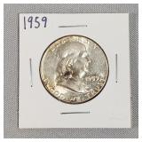 1959 Franklin Half Dollar