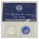 1971 Eisenhower Uncirculated Silver Dollar