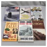 Lot of 6 WWII Books Paperback