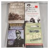Lot of 4 WWII Books Hardcover