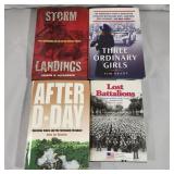 Lot of 4 WWII Books Hardcover