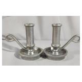 Pr. Wilton Pewter Candleholders