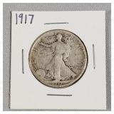 1917 Walking Liberty Half Dollar