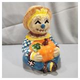 Ceramic Scarecrow Cookie Jar