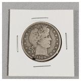 1909 Barber Half Dollar