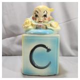 American Bisque "Jack in the Box" Cookie Jar