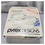 Pyrex "Blue Iris" Casserole Set (Open Box)