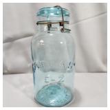 1/2 Gallon Blue Atlas E-Z Seal Mason Jar