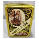 1980 Robert E. Lee Playing Cards w/ Tin
