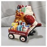 Radio Flyer & Santa Cookie Jar