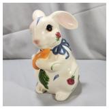 Lenox "Poppies on Blue" Rabbit Cookie Jar